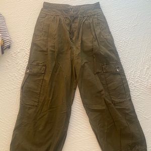 Free People green cargo pants